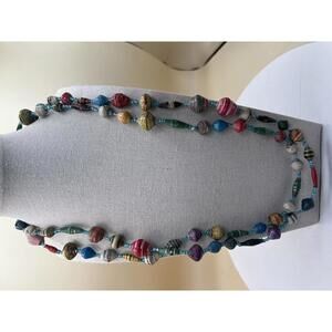 Colorful Handmade Bead Necklace